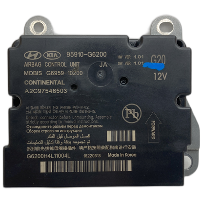 Kia Picanto JA Airbag-Steuergerät Reparatur