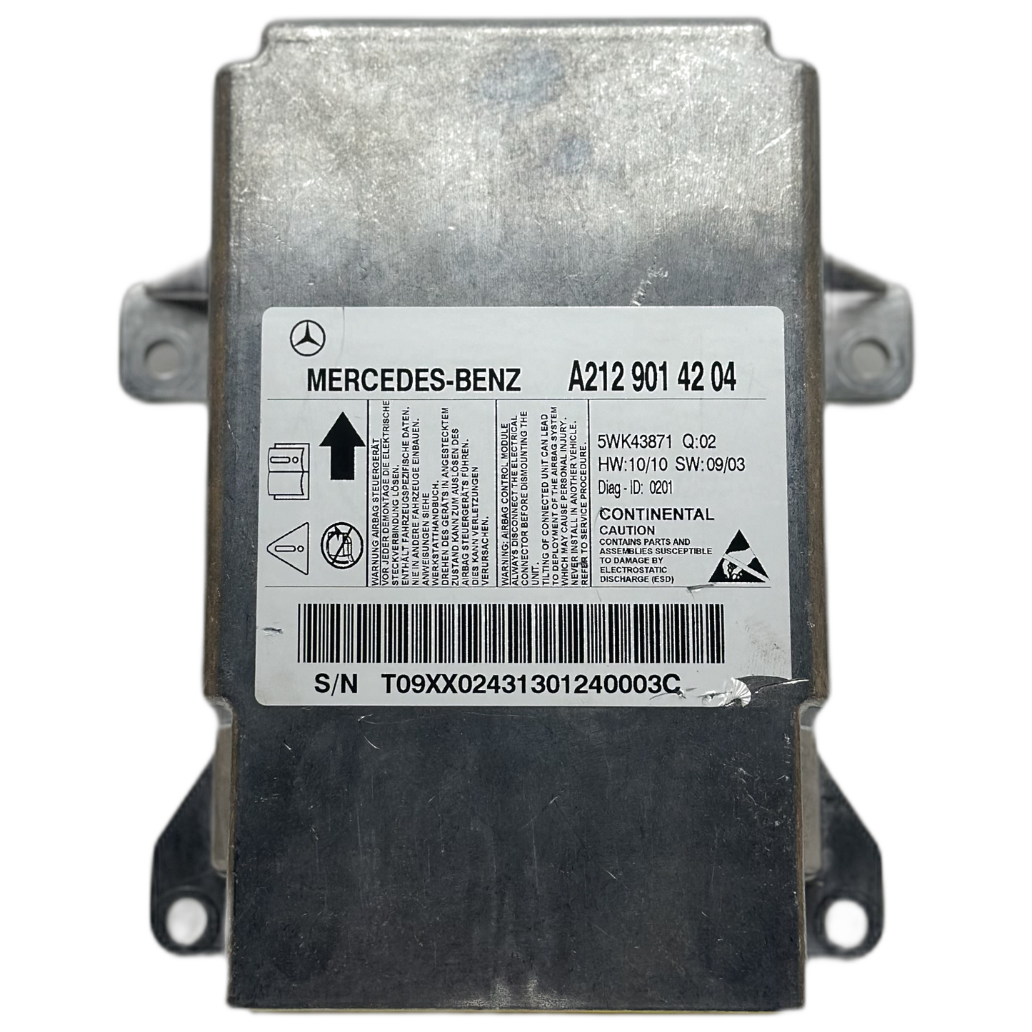 Mercedes-Benz E-Klasse S212 T-Modell Airbag-Steuergerät Reparatur