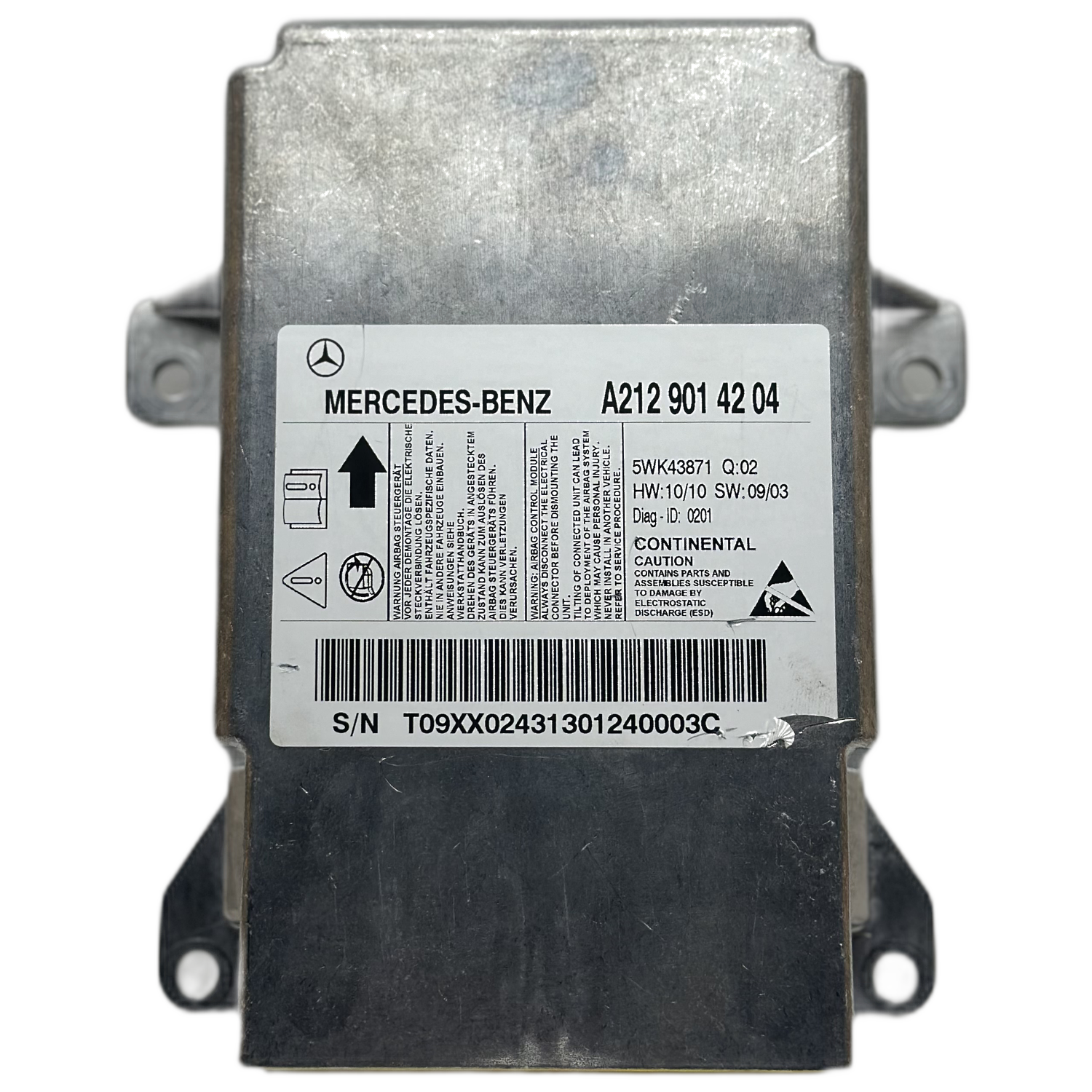 Mercedes-Benz E-Klasse S212 T-Modell Airbag-Steuergerät Reparatur