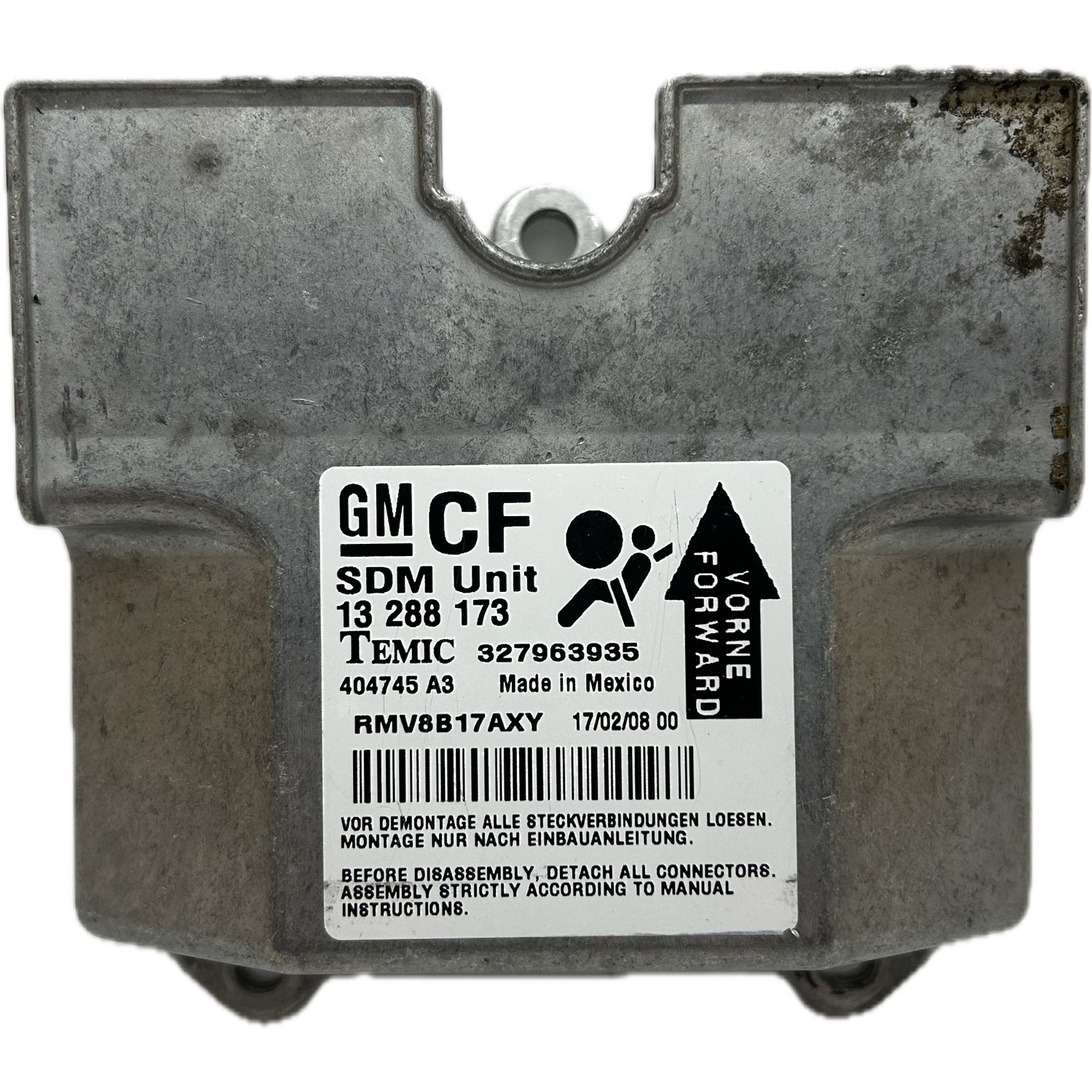 Opel Zafira B Airbag-Steuergerät Reparatur