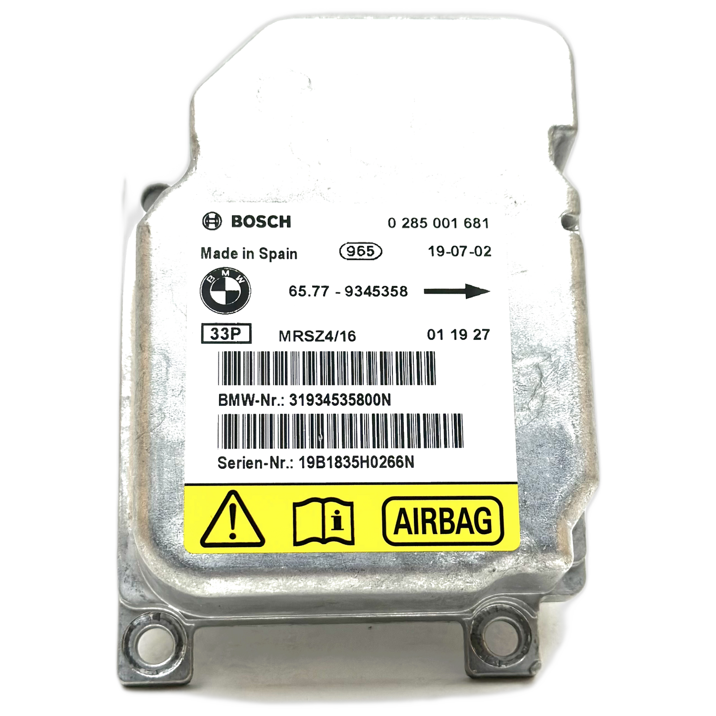 BMW M3 E46 Airbag-Steuergerät Reparatur