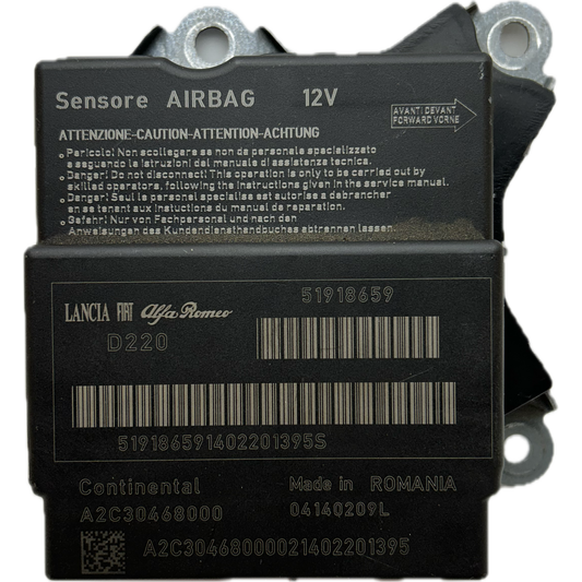 Fiat 500 312 Airbag-Steuergerät Reparatur