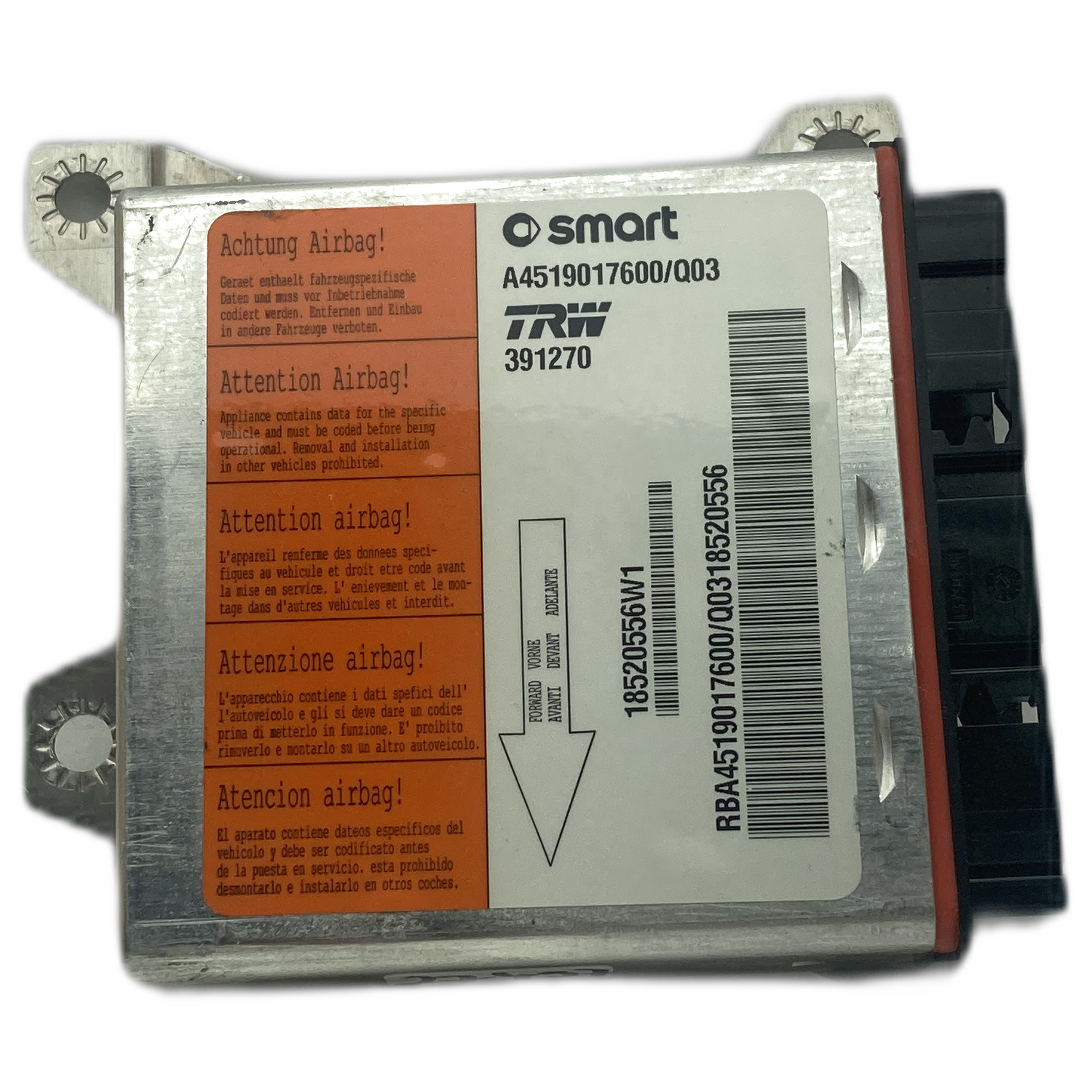 Smart Fortwo C451 Airbag-Steuergerät Reparatur