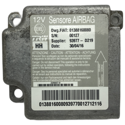 Fiat Ducato 250 Airbag-Steuergerät Reparatur