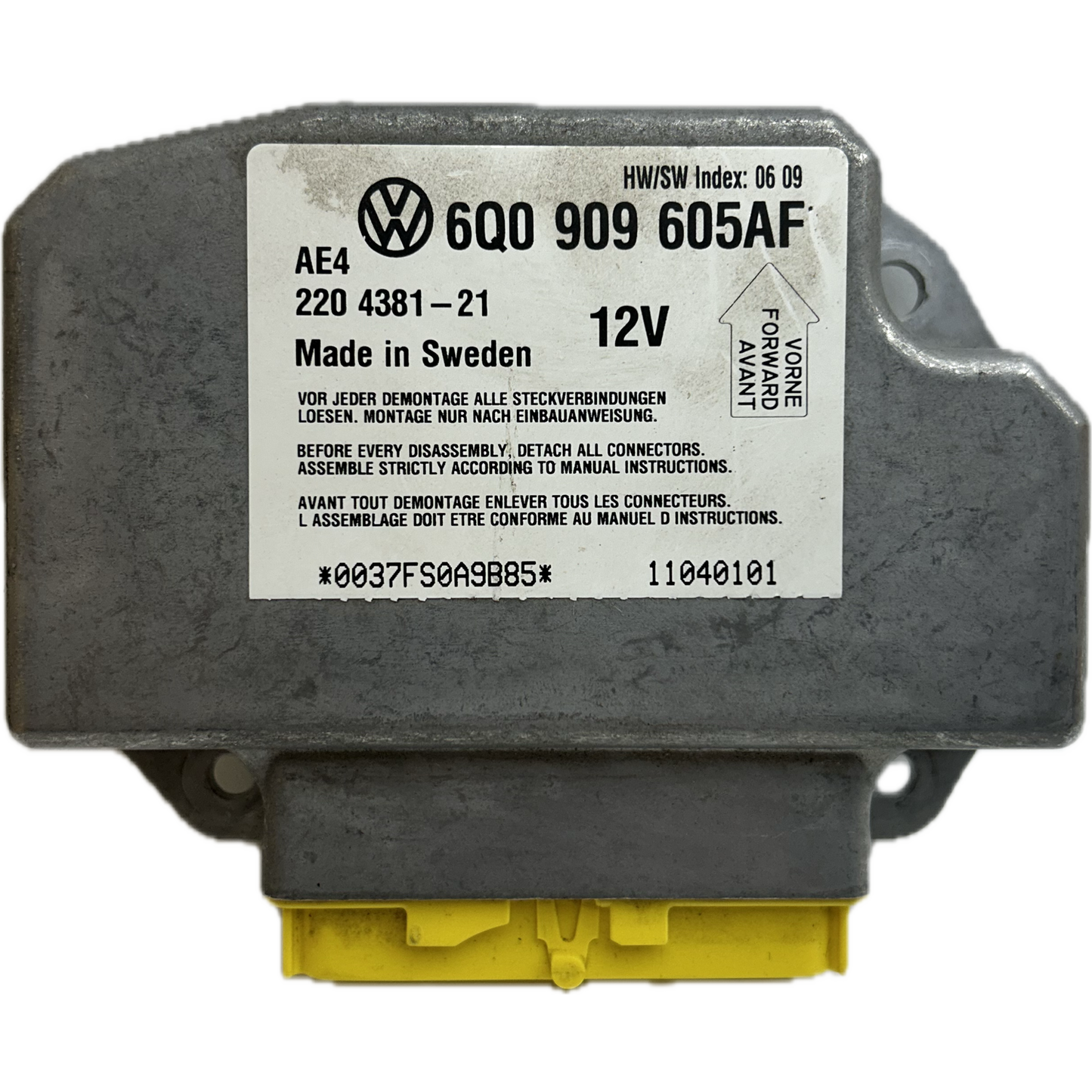 Volkswagen New Beetle Airbag-Steuergerät Reparatur