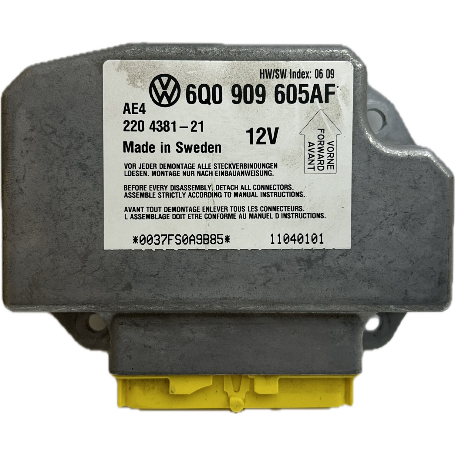 Volkswagen New Beetle Airbag-Steuergerät Reparatur