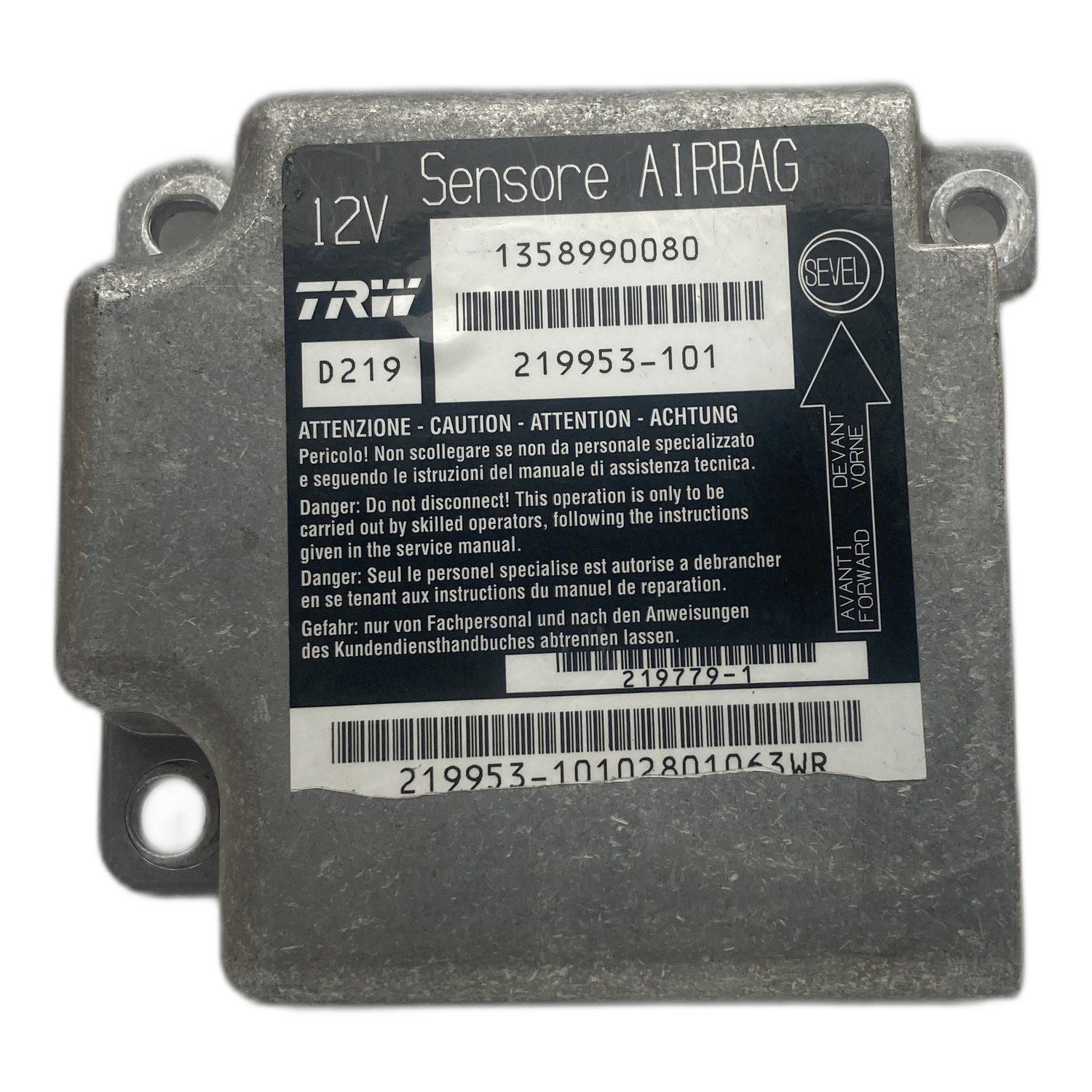 Fiat Ducato 250 Airbag-Steuergerät Reparatur