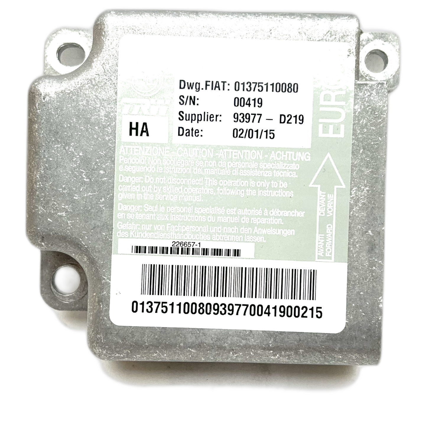 Citroën Relay III Airbag-Steuergerät Reparatur