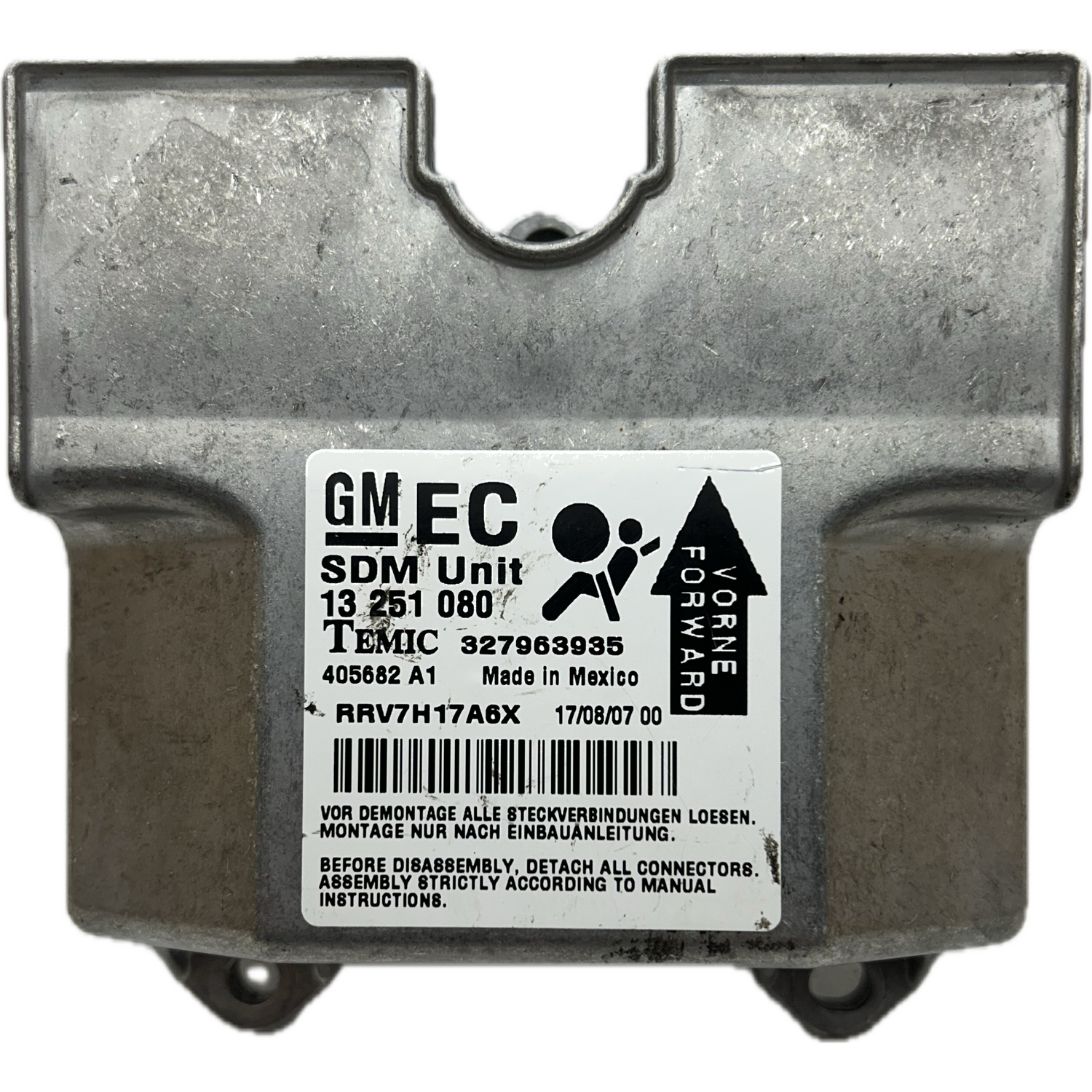 Opel Astra H Airbag-Steuergerät Reparatur