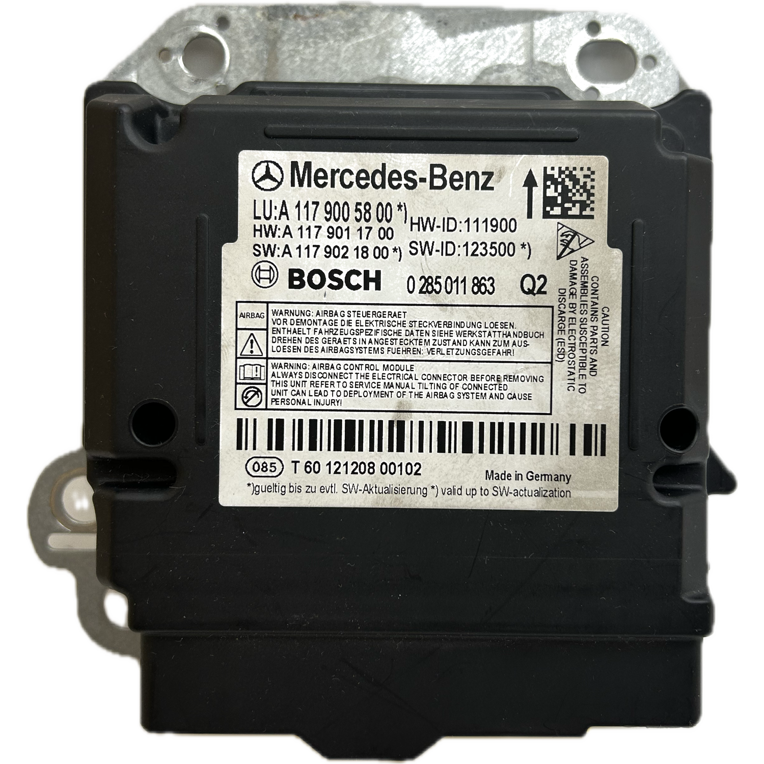 Mercedes-Benz CLA X118 Shooting Brake Airbag-Steuergerät Reparatur