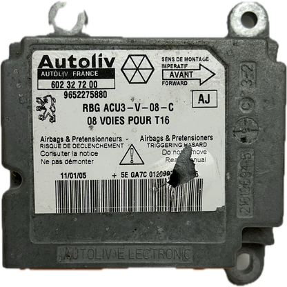 Peugeot 206 I Airbag-Steuergerät Reparatur