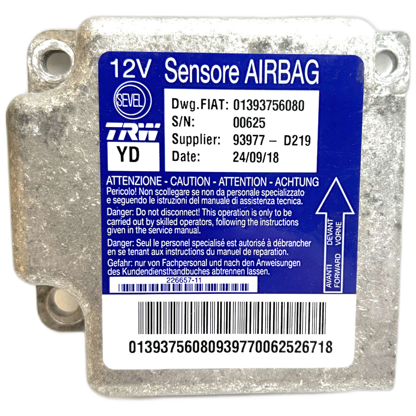 Citroën Jumper II Airbag-Steuergerät Reparatur