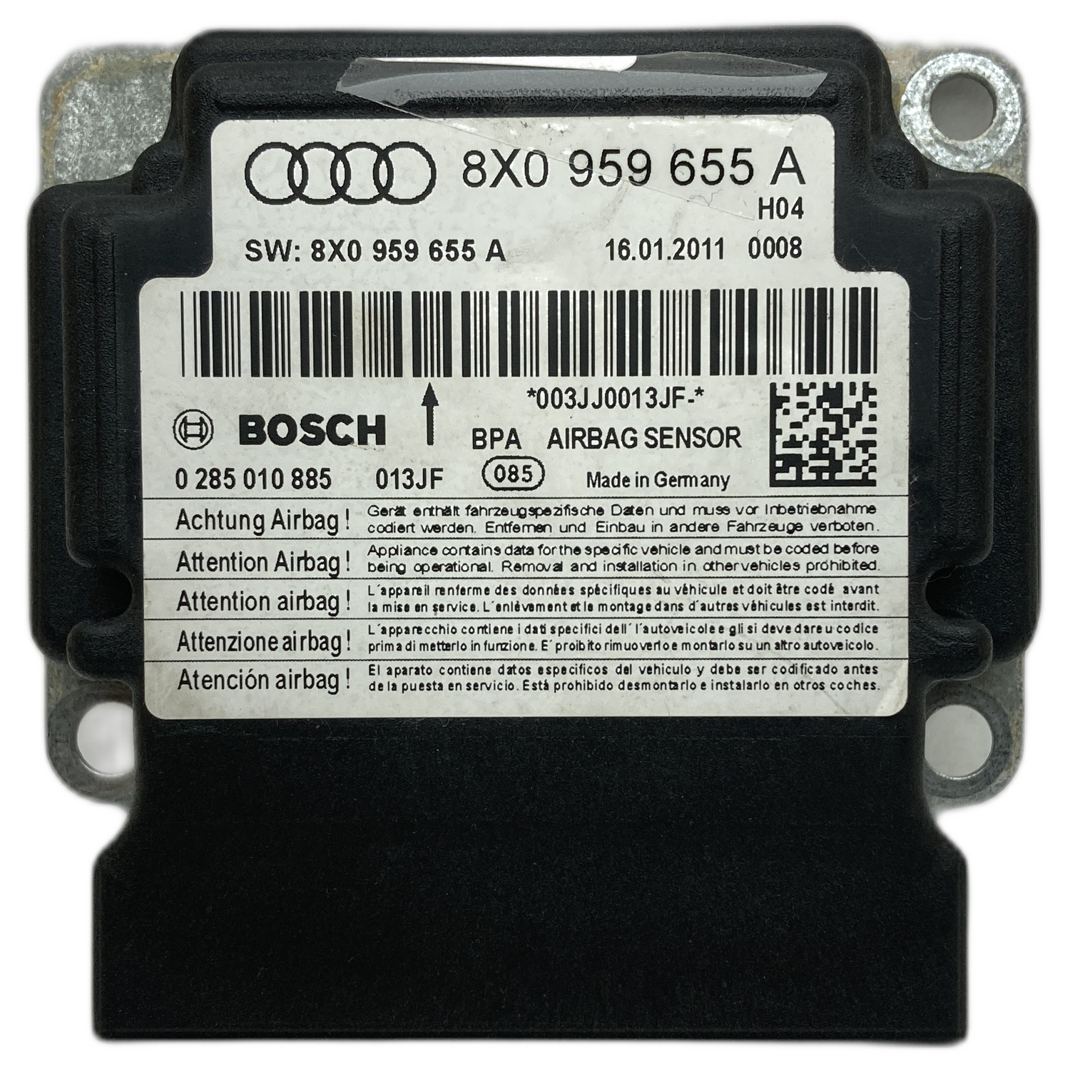 Audi S1 8X Airbag-Steuergerät Reparatur